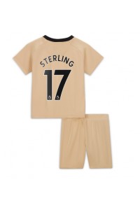 Chelsea Raheem Sterling #17 Babyklær Tredje Fotballdrakt til barn 2022-23 Korte ermer (+ Korte bukser)